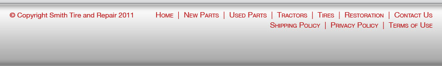 Smith Tire and Repair and Bits and Pieces Tractor Parts, your source for  New, Used and Refurbished tractor parts including engine blocks, water and fuel pumps, heads, gears, sheet metal, PTO's and more! Also providing farm, commercial and passenger tire sales and repair and tractor maintenance.